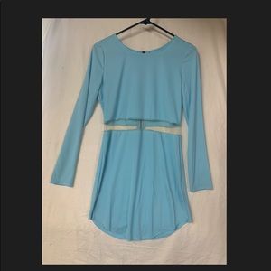 Small sky blue stretchy dress